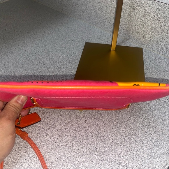 CCA-Coach Vintage Bonnie Cashin-Carry Kisslock Wristlet EUC - Picture 13 of 14